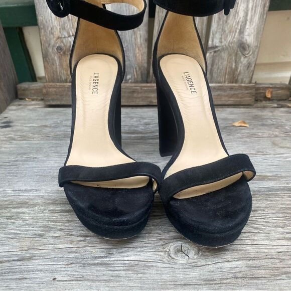 L'AGENCE's Cecile sandals in black size EU35 - Picture 3 of 14